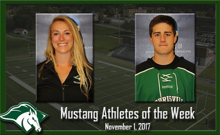 Sunderlage, Young named Mustang Athletes of the Week   