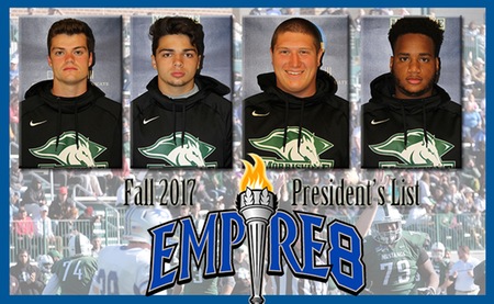Four Mustangs honored by Empire 8 for Fall Academic Achievement  