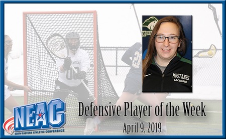 Bice named NEAC Defensive Player of the Week        